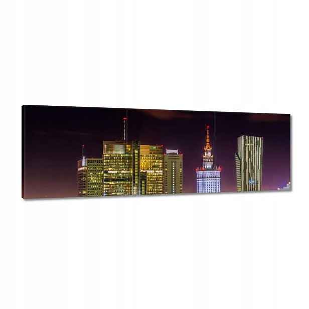 Obrazy 120x40 Město v noci