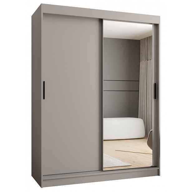 Šatní skříň Abi Rubino T2 Rozměry: 120 cm, Barva korpusu + barva dveří: Kašmír