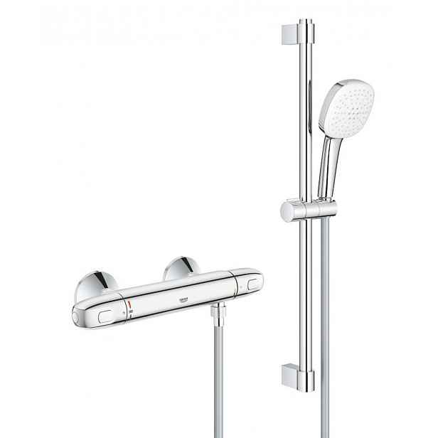 Sprchová baterie Grohe Grohtherm 1000 New se sprchovým setem chrom 34820005