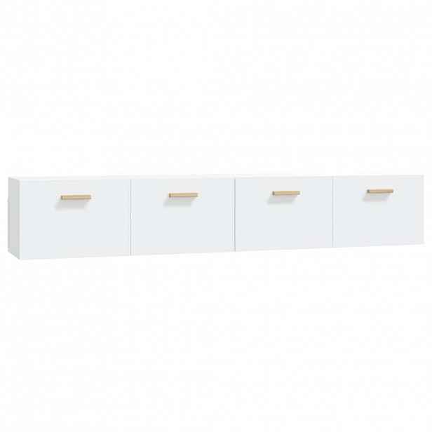 vidaXL Nástěnné skříňky 2 ks bílé 100 x 36,5 x 35 cm kompozitní dřevo