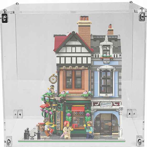 Vitrína Drewlandia pro stavebnici Lego 10350 Icons – Dům v anglickém stylu