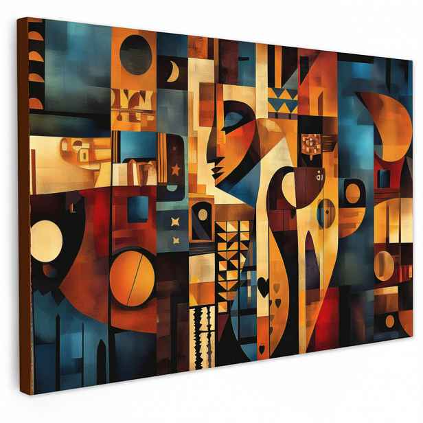 MuchoWow OBRAZ NA PLÁTNĚ Obrázky - Abstrakt - Symboly 60x40 cm