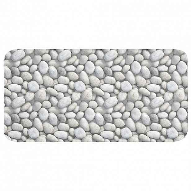 OnlyWow KOUPELNOVÁ PŘEDLOŽKA Kameny - šedé - oválné 120x60 cm