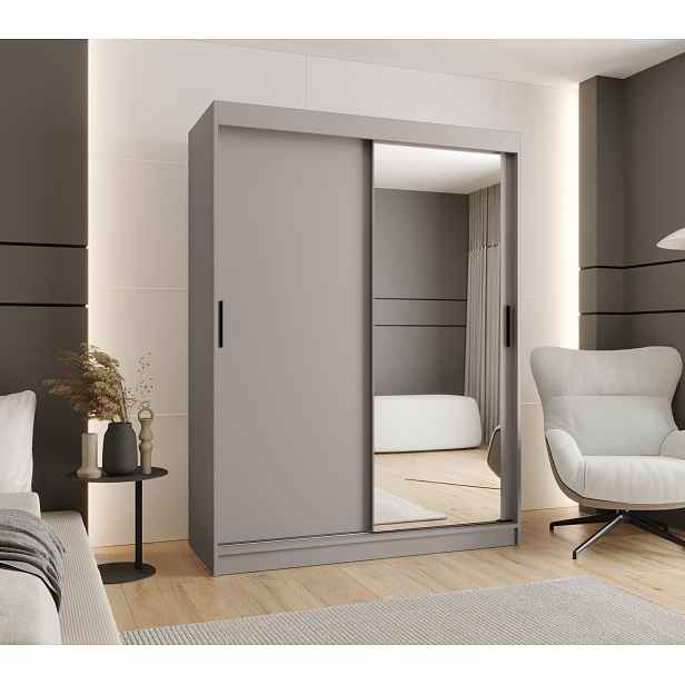 Šatní skříň Abi Rubino T2 Rozměry: 150 cm, Barva korpusu + barva dveří: Kašmír