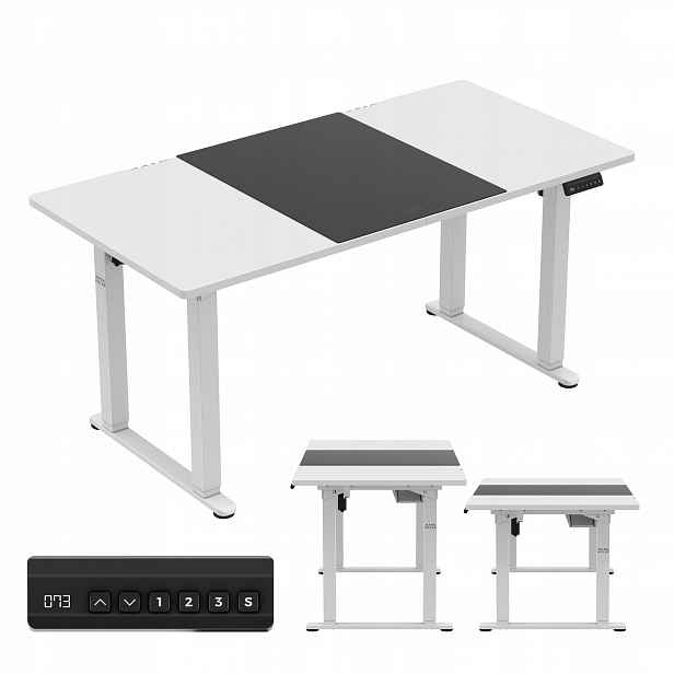 Stůl s Elektrickou Regulací Výšky Mark Adler Leader 9.3 White