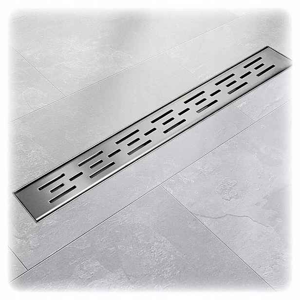 Bituxx Lineární podlahový odtok 110 cm Inox Sifon