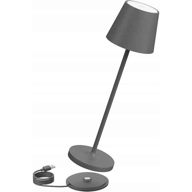 Led stmívatelná stolní lampa Usb IP54 K-Bright 2v1 akumulátorová/síťová