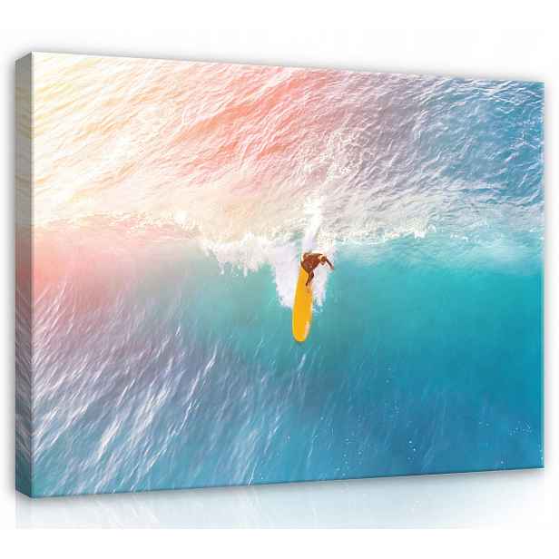 Obraz Na Plátně Canvas 70x50 Surfování Voda Vlny