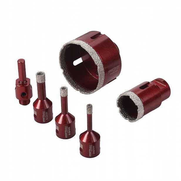 Sada diamantových děrovaček Kraft&dele KD5953 6-68 mm