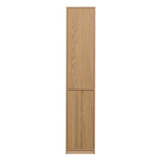 Modulární skříňka v dekoru dubu v přírodní barvě 40x199 cm Modulair – vtwonen