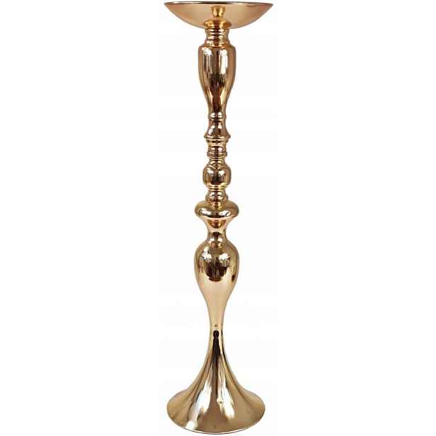 Podstavec Držák Na Květináč Stojan Na Květiny 64 cm zlatý BC-4