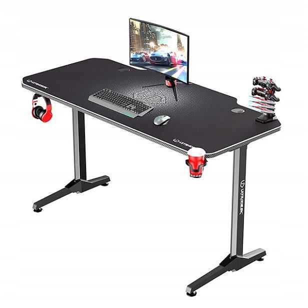 Ultradesk herní stůl Frag bílý