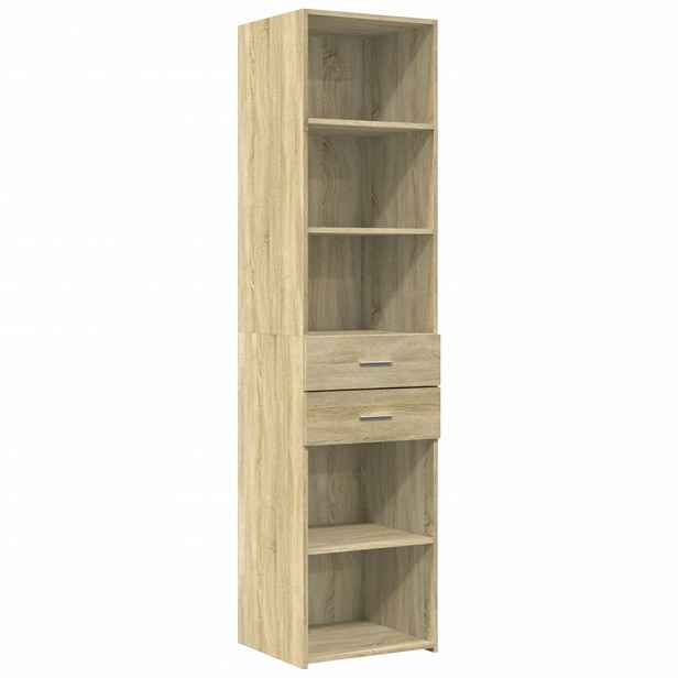 vidaXL Skříň highboard dub sonoma 45 x 42,5 x 185 cm kompozitní dřevo