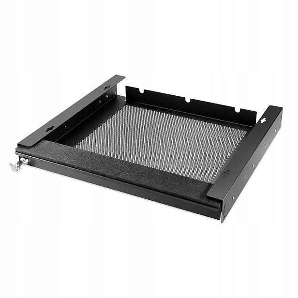Kovová Šuplík Organizér pod stůl pro notebook počítač 580x450 Černý