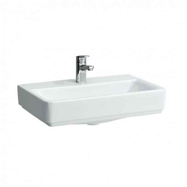 Laufen Pro S - Umyvadlo Compact, 55x38 cm, 1 otvor pro baterii, bez přepadu, s LCC, bílá H8179584001561