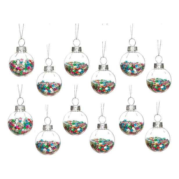 Skleněné vánoční koule v sadě 12 ks ø 3 cm Disco Stars Mini – Sass & Belle