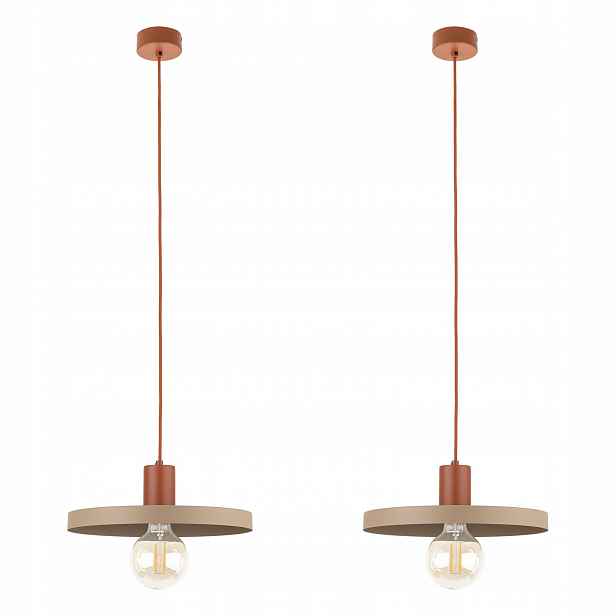 Tk Lighting Sada 2x Závěsná lampa Sila Brick Sabia 30 10954