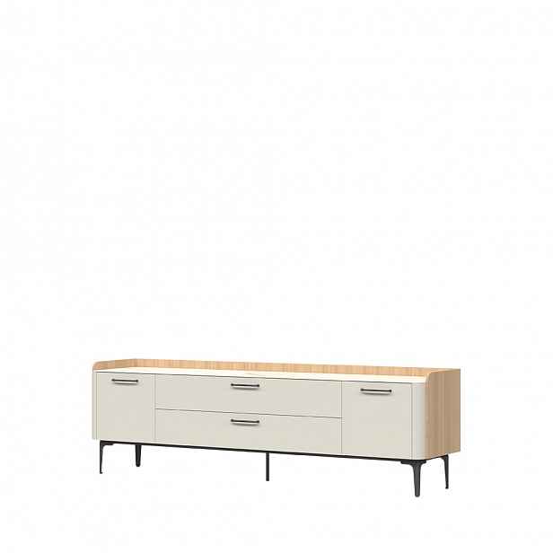TV komoda AIR - TV209-2K2F/AI - Pepper bílá lak mat