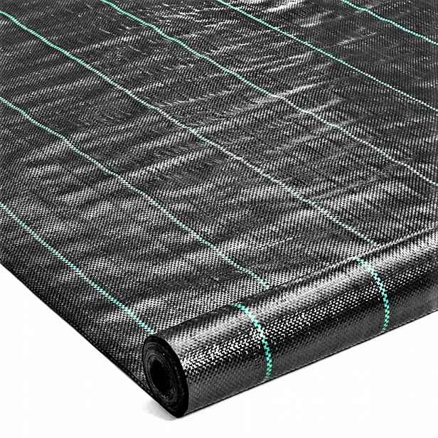Agrotextilie černá Pod Kámen Kora 1,10 m x 50 m Silná 110 g Na Ponožku Do Tunelu
