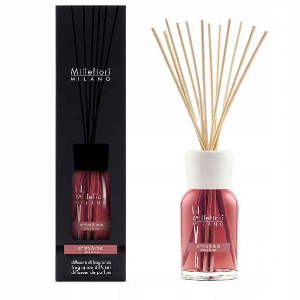 Millefiori Tyčinky Ambra & Rosa 500 ml