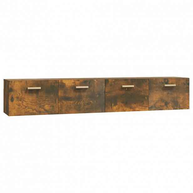 vidaXL Nástěnné skříňky 2 ks kouřový dub 100 x 36,5 x 35 cm kompozit