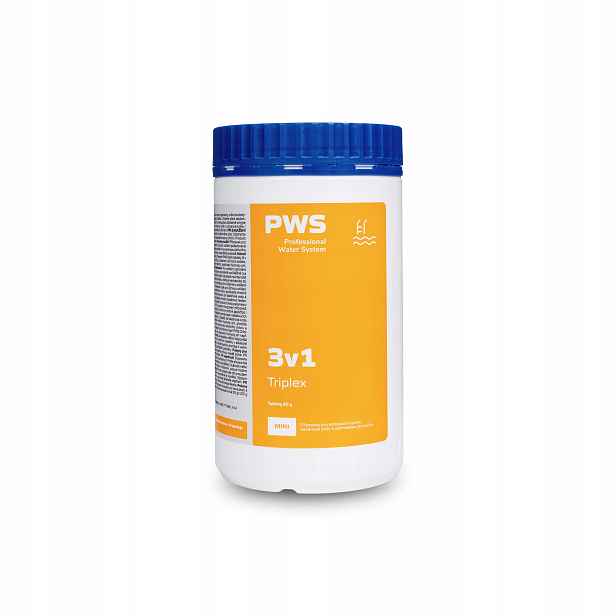 Pws Trio tablety do bazénu 3v1 20g 2kg bazénová chemie