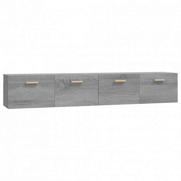 vidaXL Nástěnné skříňky 2 ks šedé sonoma 100 x 36,5 x 35 cm kompozit