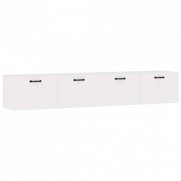 vidaXL Nástěnné skříňky 2 ks bílé 100 x 36,5 x 35 cm kompozitní dřevo