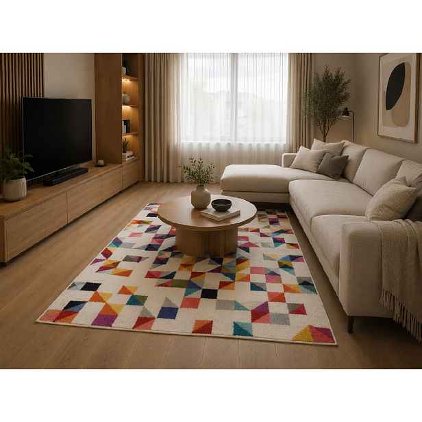 ArtTapi Koberec BRISTOL 1190A | cream light grey 120 x 170 cm