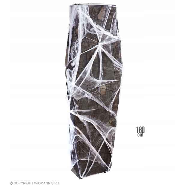 Dekorace Rakev s Pavučinou Halloween Rakev Halloweenská Dekorace Smrt