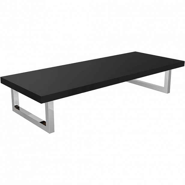 Deska pod umyvadlo Navira Pro + podpěrná konzole - černá matná - 70x3,6x46 cm - 6061205