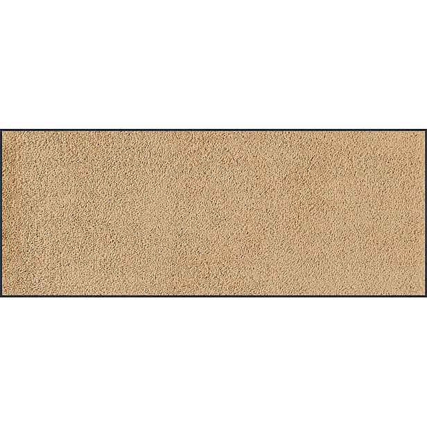 Světlý protiskluzový koberec 75 x 190 cm Sahara