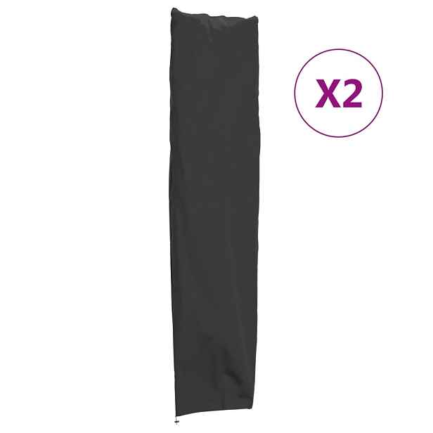 vidaXL Plachty na zahradní slunečník 2 ks 240 x 57/57 cm 420D oxford