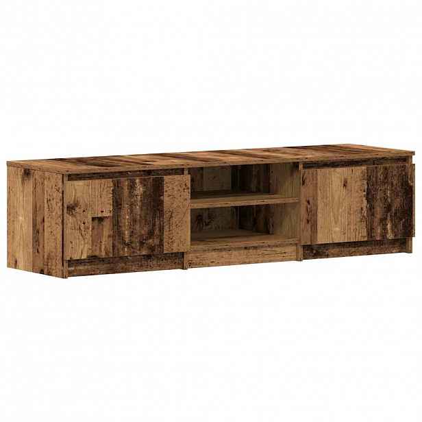 vidaXL TV stolek staré dřevo 140 x 40 x 36 cm, umělé dřevo
