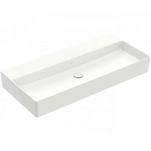 Villeroy & Boch Memento 2.0 - Umyvadlo 100x47 cm, bez přepadu, bez otvoru pro baterii, CeramicPlus, alpská bílá 4A221FR1