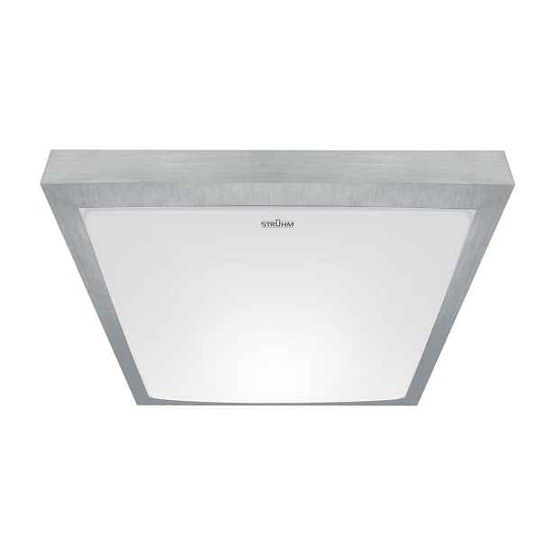 Moderní koupelnový stropní svítidlo Struhm Alex 32 cm Led 18W IP44 stříbrný