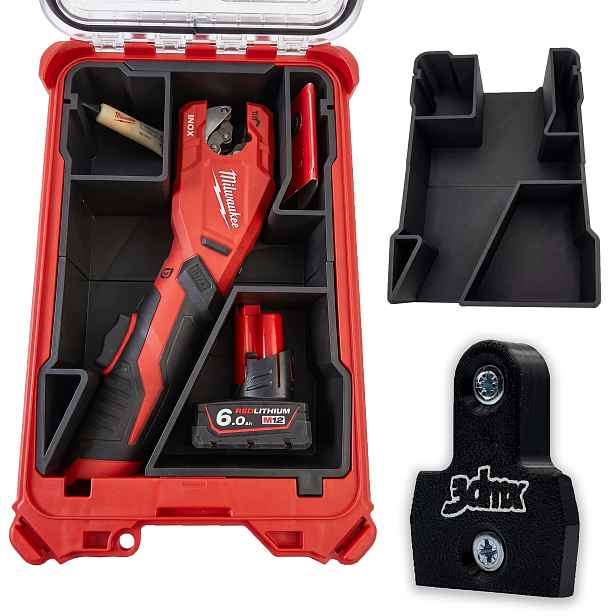 Organizér Vložka Milwaukee Packout pro M12 Pcss Řezač Trubek Dárek
