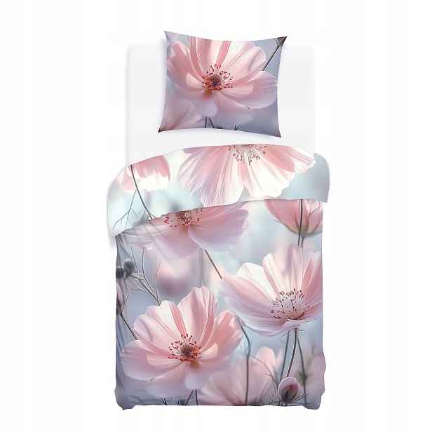 Povlečení z bavlněného saténu 12417/140x200+1polštář 70x80 Satynlove Premium