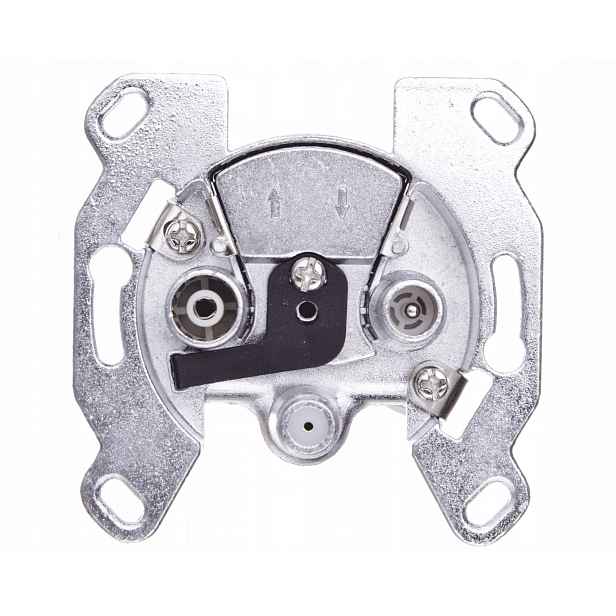 Rtv-sat zásuvka s průchozím mechanismem brkr 53455321
