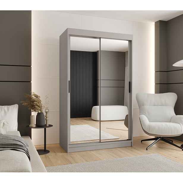 Šatní skříň Abi Rubino T3 Rozměry: 120 cm, Barva korpusu + barva dveří: Kašmír
