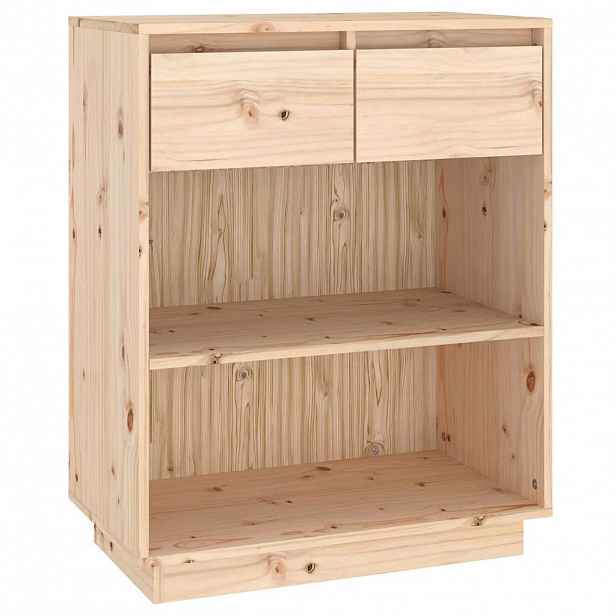 vidaXL Konzolová skříňka 60 x 34 x 75 cm masivní borové dřevo