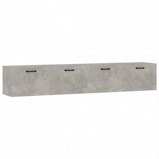 vidaXL Nástěnné skříňky 2 ks betonově šedé 100x36,5x35 cm kompozit