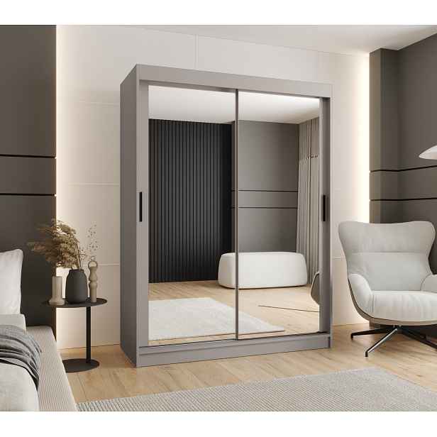 Šatní skříň Abi Rubino T3 Rozměry: 150 cm, Barva korpusu + barva dveří: Kašmír