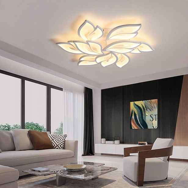stropní svítidlo Led ve tvaru květiny, podomítková stropní svítidlo, 70 W