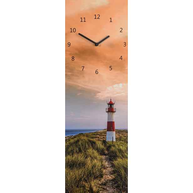 Nástěnné hodiny Maják, 20x60 cm