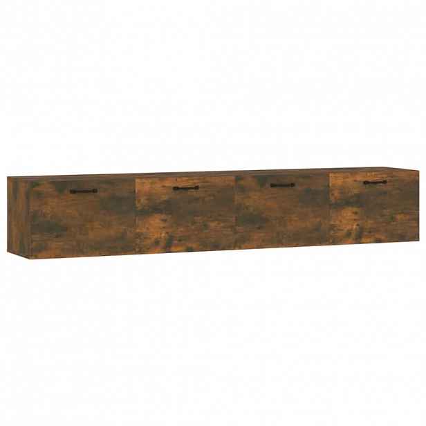 vidaXL Nástěnné skříňky 2 ks kouřový dub 100 x 36,5 x 35 cm kompozit