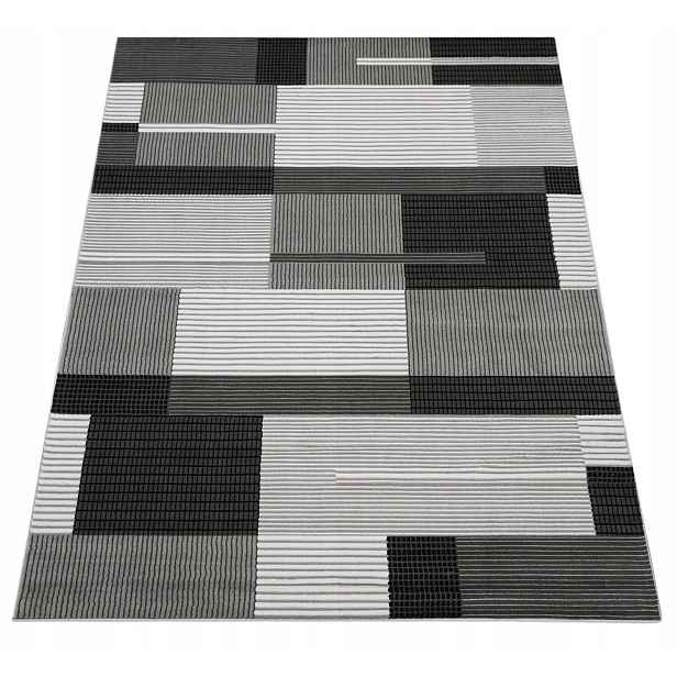 Koberec Do Obývacího Pokoje 120X180 Šedý Moderní Bcf Koberce Do Kuchyně Pokoje