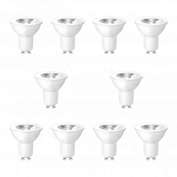 Led žárovka GU10 5W Teplá bílá 3000K Reflektor Nestmívatelná 10 ks