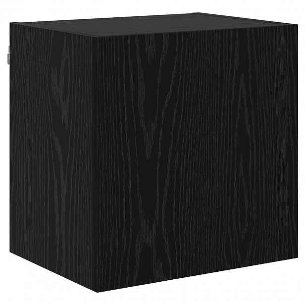 vidaXL TV wall cabinet 40,5x30x40cm Černý dub Kompozitní dřevo