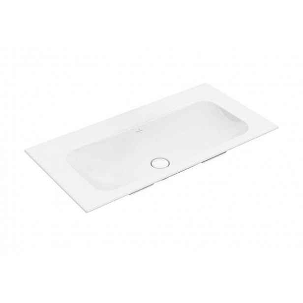 Villeroy & Boch Finion - Umyvadlo nábytkové 100x50 cm, bez přepadu, bez otvoru pro baterii, CeramicPlus, alpská bílá 4164A3R1